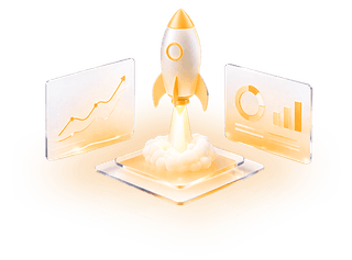 Festeggiamento per il traguardo del primo lancio pubblico della piattaforma di trading crypto